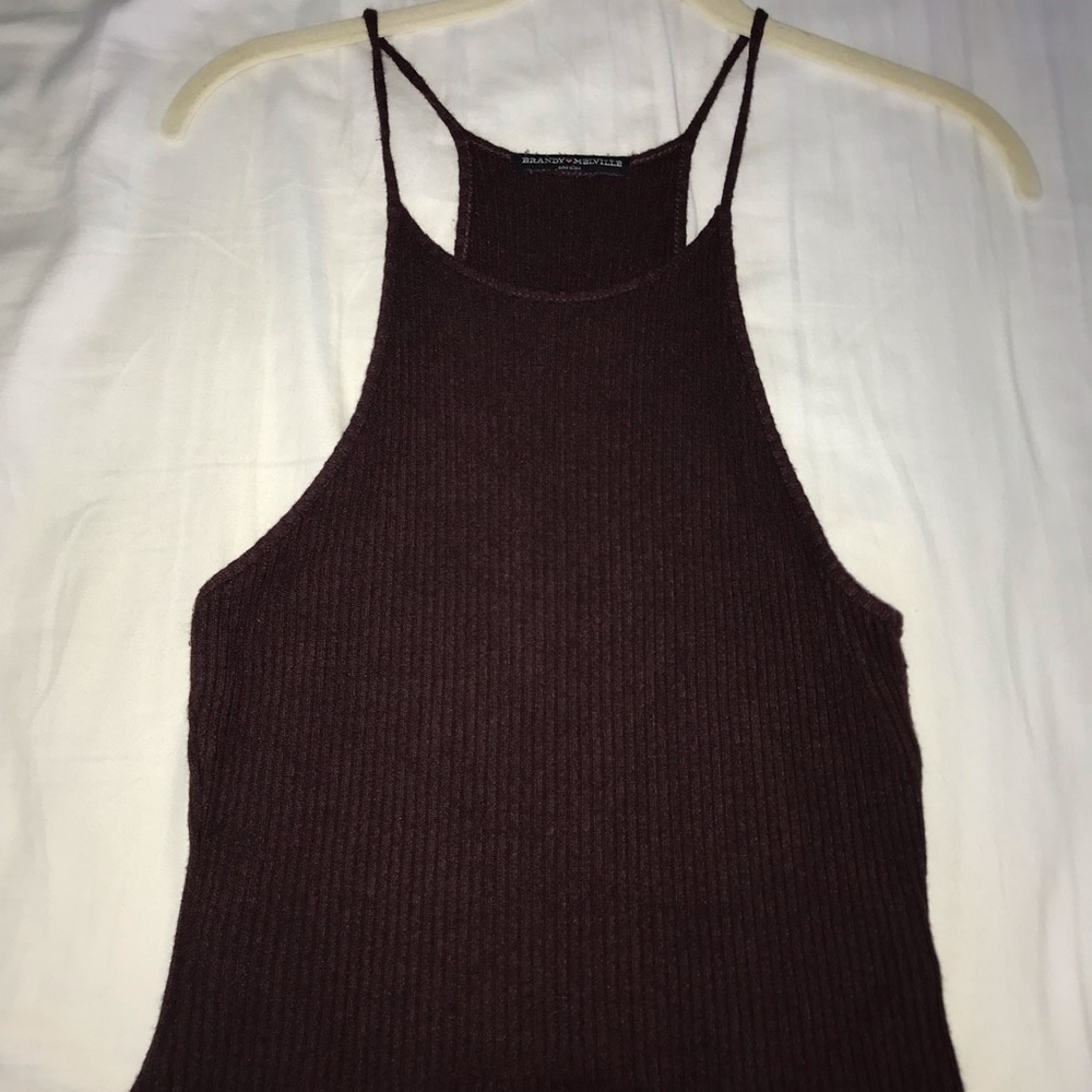 Brandy Melville burgundy tank top